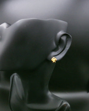 Gold-Tone Spade Extra Small Stud Earrings