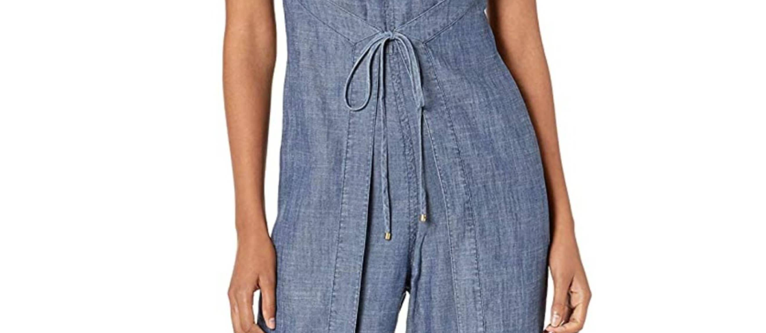 Trina turk chambray 2024 jumpsuit