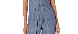 Trina Turk Hewett Linen-Blend Jumpsuit (Size 0)