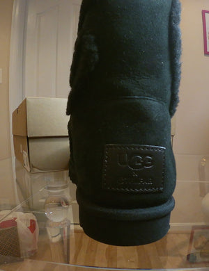 Black Telfar Ugg Boots Mini Size 10