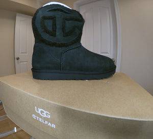 Black Telfar Ugg Boots Mini Size 10