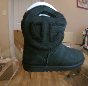 Black Telfar Ugg Boots Mini Size 10