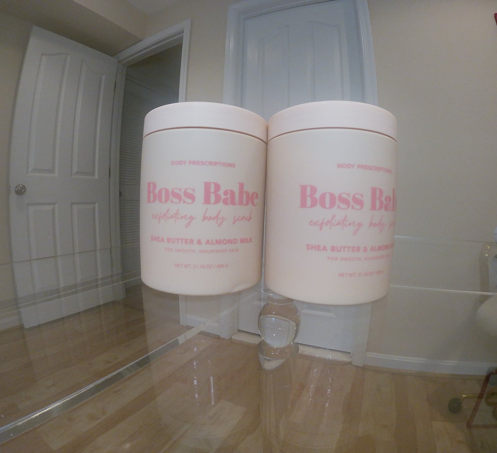 Boss Babe Shea Butter & Almond Milk Exfoliating Body Scrub