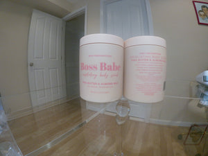 Boss Babe Shea Butter & Almond Milk Exfoliating Body Scrub