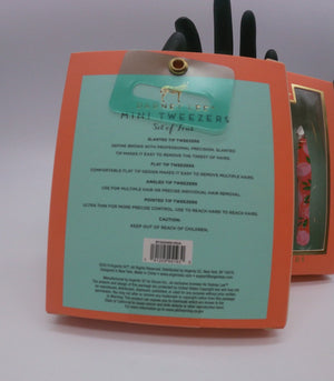 DABNEY LEE Pineapple, Flamingo, Llama, and Fruit Mini Tweezers (Set of 4) 