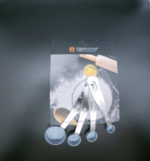 Grey Painted w/White Speckles MasterClass Premium Collection Measuring Spoons