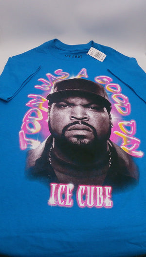 Aqua Blue Graffiti Ice Cube Tee
