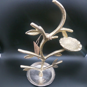 Distressed Metal Jewelry Tree