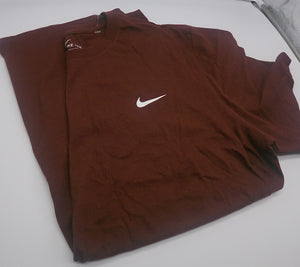 NIKE Burgundy Plain Tee