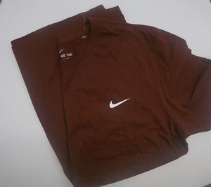 NIKE Burgundy Plain Tee