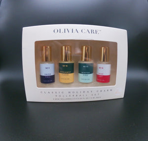 Olivia Care Classic Holiday Charm Rollerball Set
