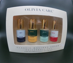 Olivia Care Classic Holiday Charm Rollerball Set