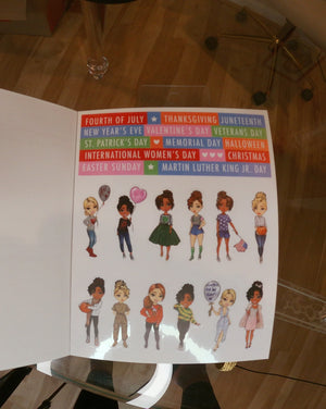 Party Like A Planner Girl Sticker Book