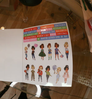 Party Like A Planner Girl Sticker Book