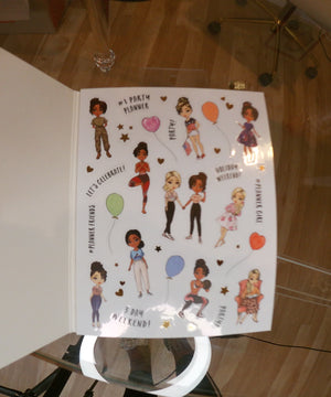 Party Like A Planner Girl Sticker Book