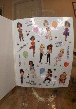 Party Like A Planner Girl Sticker Book