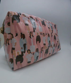 IMOSHIONUSA Empowering Female Pink Cosmetic Case