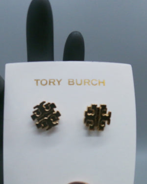 TORY BURCH Small TB Logo Stud Earrings