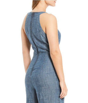 TRINA TURK Hewett Linen-Blend Jumpsuit