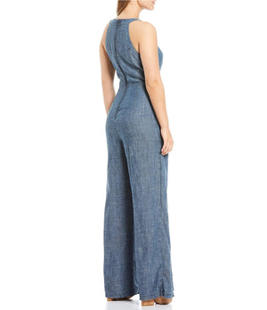 TRINA TURK Hewett Linen-Blend Jumpsuit